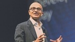 Microsoft CEO Satya Nadella has pledged aid to India amid the ongoing coronavirus disease (Covid-19) crisis. Earlier today, Google CEO Sundar Pichai also announced <span class='webrupee'>₹</span>135 crore in donation to help India fight the current pandemic. (File Photo) Microsoft CEO Satya Nadella has pledged aid to India amid the ongoing coronavirus disease (Covid-19) crisis. Earlier today, Google CEO Sundar Pichai also announced <span class='webrupee'>₹</span>135 crore in donation to help India fight the current pandemic. (File Photo)