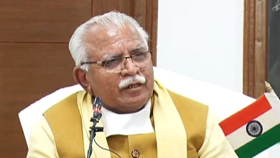 Speaking in Rohtak after taking stock of essential health services for Covid-19 patients at PGIMS, Rohtak, Khattar said no coronavirus patient will be allowed to suffer due to lack of medical oxygen.(File photo) Speaking in Rohtak after taking stock of essential health services for Covid-19 patients at PGIMS, Rohtak, Khattar said no coronavirus patient will be allowed to suffer due to lack of medical oxygen.(File photo)