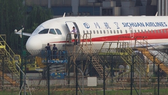 Sichuan Airlines said the airline has suspended its cargo flights on all six routes - Xi’an-Delhi, Xi’an-Mumbai, Chengdu-Chennai, Chongqing-Chennai, Chengdu-Bangalore, and Chongqing-Delhi - for 15 days.(REUTERS) Sichuan Airlines said the airline has suspended its cargo flights on all six routes - Xi’an-Delhi, Xi’an-Mumbai, Chengdu-Chennai, Chongqing-Chennai, Chengdu-Bangalore, and Chongqing-Delhi - for 15 days.(REUTERS)