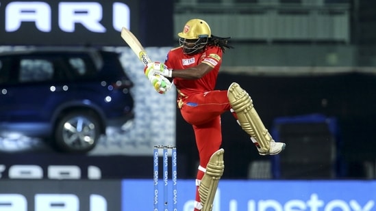 Chris Gayle of Punjab Kings(PTI)