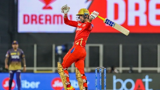 Deepak Hooda bats during match 21 of the Indian Premier League 2021.(PTI)