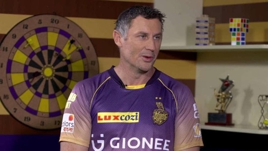 File image of KKR mentor David Hussey(Screengrab)