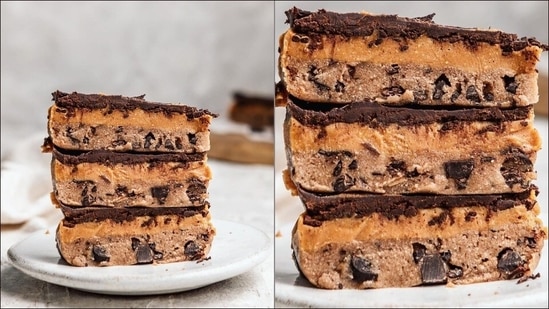 Recipe: Sink your teeth into healthy sweet treat today with cookie dough bars(Instagram/sarahshealthykitchen)