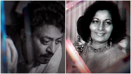 Actor Irrfan Khan and costume designer Bhanu Athaiya were remembered by the Oscars at the ceremony on Monday.