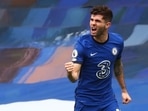 Chelsea's Christian Pulisic celebrates