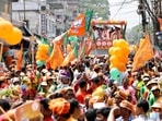 BJP National President J.P. Nadda waves to the supporters during a roadshow ahead of the fifth phase of the West Bengal Assembly election, in North Bangaon on Wednesday. (ANI Photo) BJP National President J.P. Nadda waves to the supporters during a roadshow ahead of the fifth phase of the West Bengal Assembly election, in North Bangaon on Wednesday. (ANI Photo)
