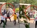 The patient died at around 8 am after which the family and some local goons started vandalising the emergency department. (HT photo) The patient died at around 8 am after which the family and some local goons started vandalising the emergency department. (HT photo)