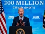 President Joe Biden speaks about Covid-19 vaccinations at the White House, in Washington. (File Photo / AP)