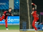 RCB bowlers Adam Zampa (L), and Kane Richardson (R)(HT Collage)