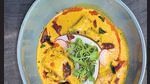 Mango fish curry by chef Pawan Bisht is full of protein and tangy taste. Mango fish curry by chef Pawan Bisht is full of protein and tangy taste.