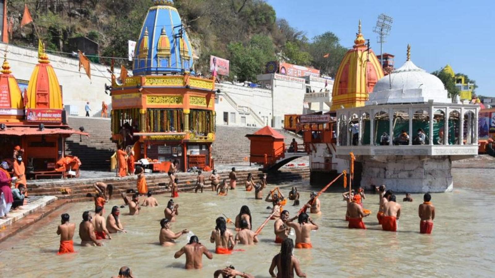 Last Shahi Snan of Mahakumbh, most Akhada seers participate in symbolic manner