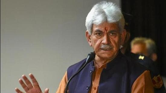 Jammu and Kashmir Lt Governor Manoj Sinha reviewed the Covid-19 situation on Monday. Jammu and Kashmir Lt Governor Manoj Sinha reviewed the Covid-19 situation on Monday.