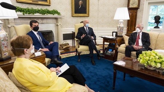 U.S. President Joe Biden’s administration has proposed combating corporate tax-reduction strategies with a global minimum rate of 21%. (Bloomberg file photo) U.S. President Joe Biden’s administration has proposed combating corporate tax-reduction strategies with a global minimum rate of 21%. (Bloomberg file photo)