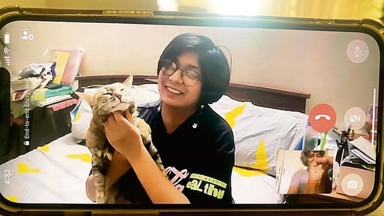 Earlier working in digital marketing, Ms Mathur is on a sabbatical “focusing on grieving and healing while getting used to taking care of myself”. Earlier working in digital marketing, Ms Mathur is on a sabbatical “focusing on grieving and healing while getting used to taking care of myself”.