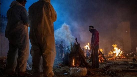 The Darbhanga group has been conducting the last rites of Covid victims since the last year.(REUTERS) Representative Photo The Darbhanga group has been conducting the last rites of Covid victims since the last year.(REUTERS) Representative Photo