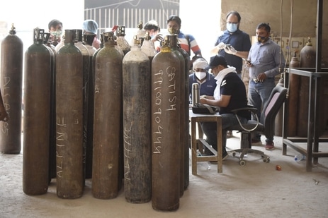 The Haryana government said that all efforts are being made to increase the production of medical oxygen. (File Photo) The Haryana government said that all efforts are being made to increase the production of medical oxygen. (File Photo)