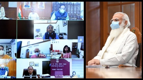 PM Modi chairs high level meeting PM Modi chairs high level meeting