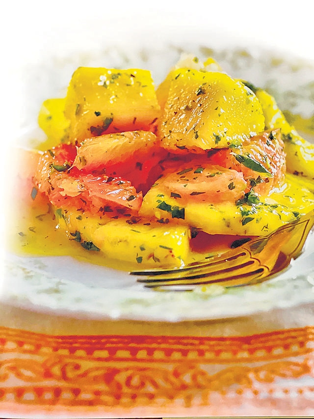 Mango Pineapple Salad by chef Suvir Saran is a a must try. Mango Pineapple Salad by chef Suvir Saran is a a must try.