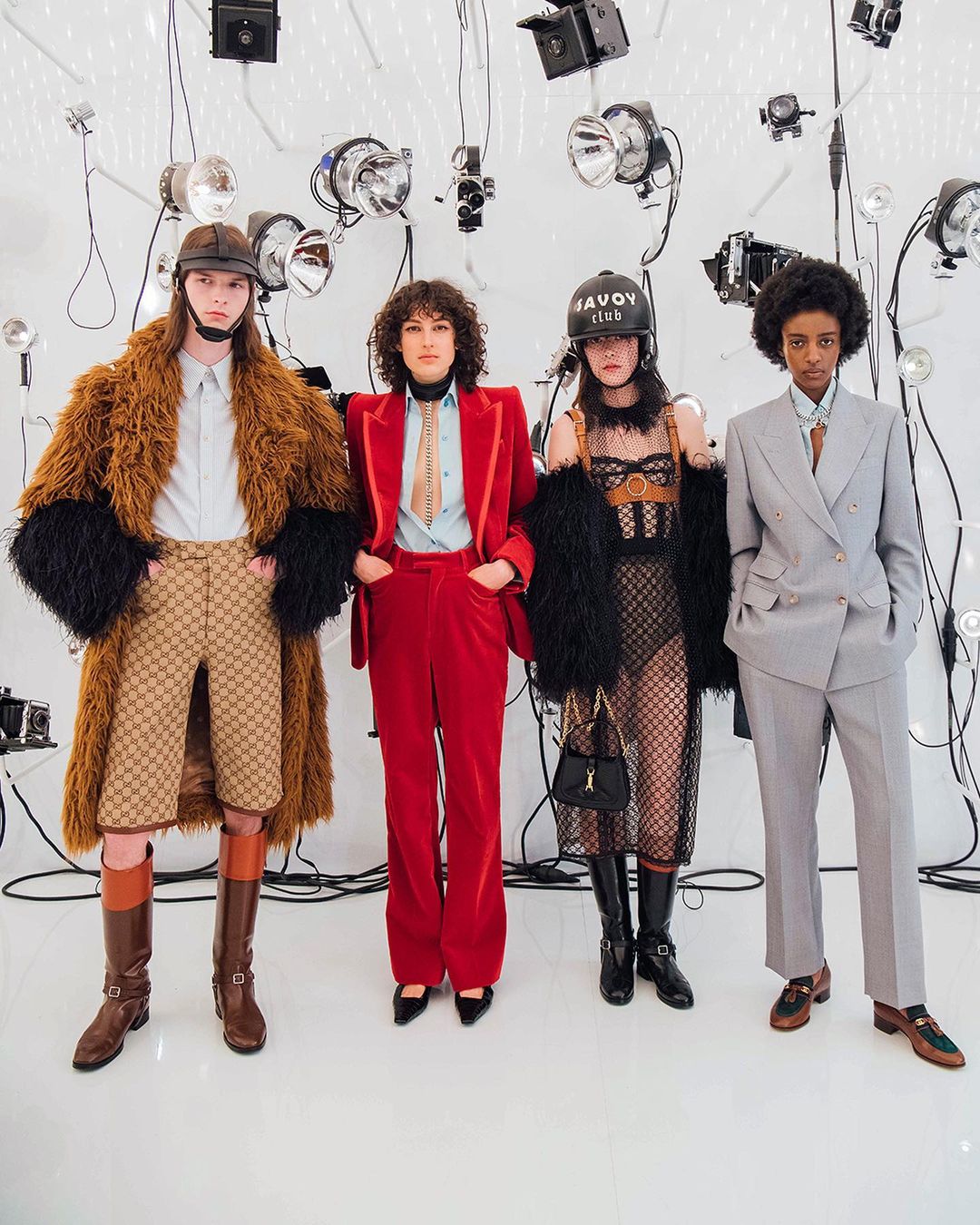 Models in Alessandro Michele’s creations (Photo: Instagram/Gucci) Models in Alessandro Michele’s creations (Photo: Instagram/Gucci)