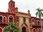 Aligarh Muslim University's hospital has 273 patients, of which 63 are Covid-19 positive, 140 have shown symptoms of the infection and are being tested, and 70 are non-Covid patients in serious condition. (File Photo / PTI) Aligarh Muslim University's hospital has 273 patients, of which 63 are Covid-19 positive, 140 have shown symptoms of the infection and are being tested, and 70 are non-Covid patients in serious condition. (File Photo / PTI)