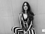 Actor Ileana D’Cruz rocks a striped black and white pantsuit Actor Ileana D’Cruz rocks a striped black and white pantsuit
