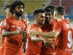FC Goa players celebrate a goal. (FC Goa/Twitter) FC Goa players celebrate a goal. (FC Goa/Twitter)