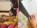 Mira Rajput and Shahid Kapoor along with their two children. Mira Rajput and Shahid Kapoor along with their two children.