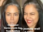 Sameera Reddy is proud of her grey hair.
