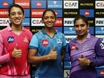 (L-R): Smriti Mandhana, Harmanpreet Kaur and Mithali Raj. (L-R): Smriti Mandhana, Harmanpreet Kaur and Mithali Raj.