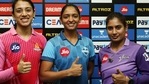 (L-R): Smriti Mandhana, Harmanpreet Kaur and Mithali Raj.(BCCI) (L-R): Smriti Mandhana, Harmanpreet Kaur and Mithali Raj.(BCCI)
