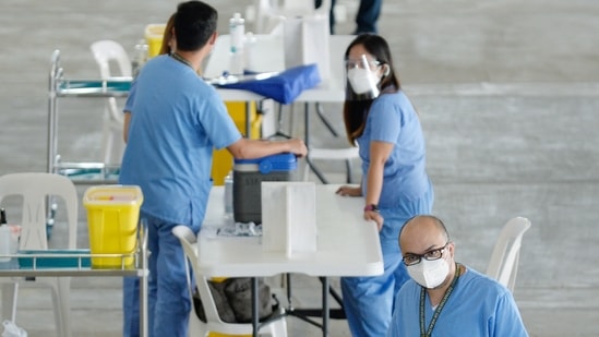While the government aims to inoculate 50 to 70 million out of the country's more than 108 million people, the pace of its inoculation campaign has been slow due to difficulties in securing supply. (Reuters file photo)