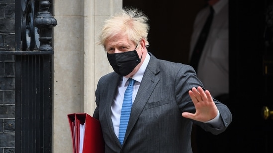 Boris Johnson, UK prime minister, departs from number 10 Downing Street on his way to Parliament in London.(Bloomberg) Boris Johnson, UK prime minister, departs from number 10 Downing Street on his way to Parliament in London.(Bloomberg)