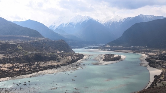 This photo taken on March 28, 2021 shows the Yarlung Zangbo Grand Canyon in Nyingchi city, in China's western Tibet Autonomous Region.(AFP)