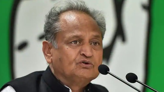 Rajasthan chief minister Ashok Gehlot had been actively taking part in offline meetings with officials to discuss the overall Covid-19 situation in the state.(PTI file) Rajasthan chief minister Ashok Gehlot had been actively taking part in offline meetings with officials to discuss the overall Covid-19 situation in the state.(PTI file)