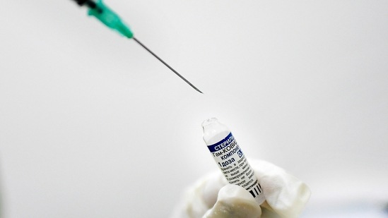 A doctor prepares a jab of the Sputnik V vaccine against coronavirus disease (Covid-19), developed by Russia's Gamaleya Research Institute. Now, it's only the second vaccine to be used in Bangladesh. A doctor prepares a jab of the Sputnik V vaccine against coronavirus disease (Covid-19), developed by Russia's Gamaleya Research Institute. Now, it's only the second vaccine to be used in Bangladesh.
