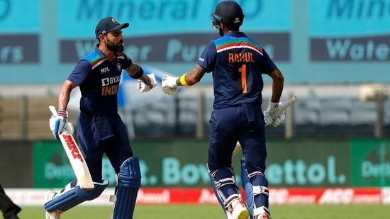 Virat Kohli and KL Rahul run between wickets. (BCCI) Virat Kohli and KL Rahul run between wickets. (BCCI)