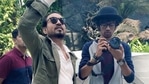 Late actor Irrfan with his son Babil in an old family picture. Late actor Irrfan with his son Babil in an old family picture.