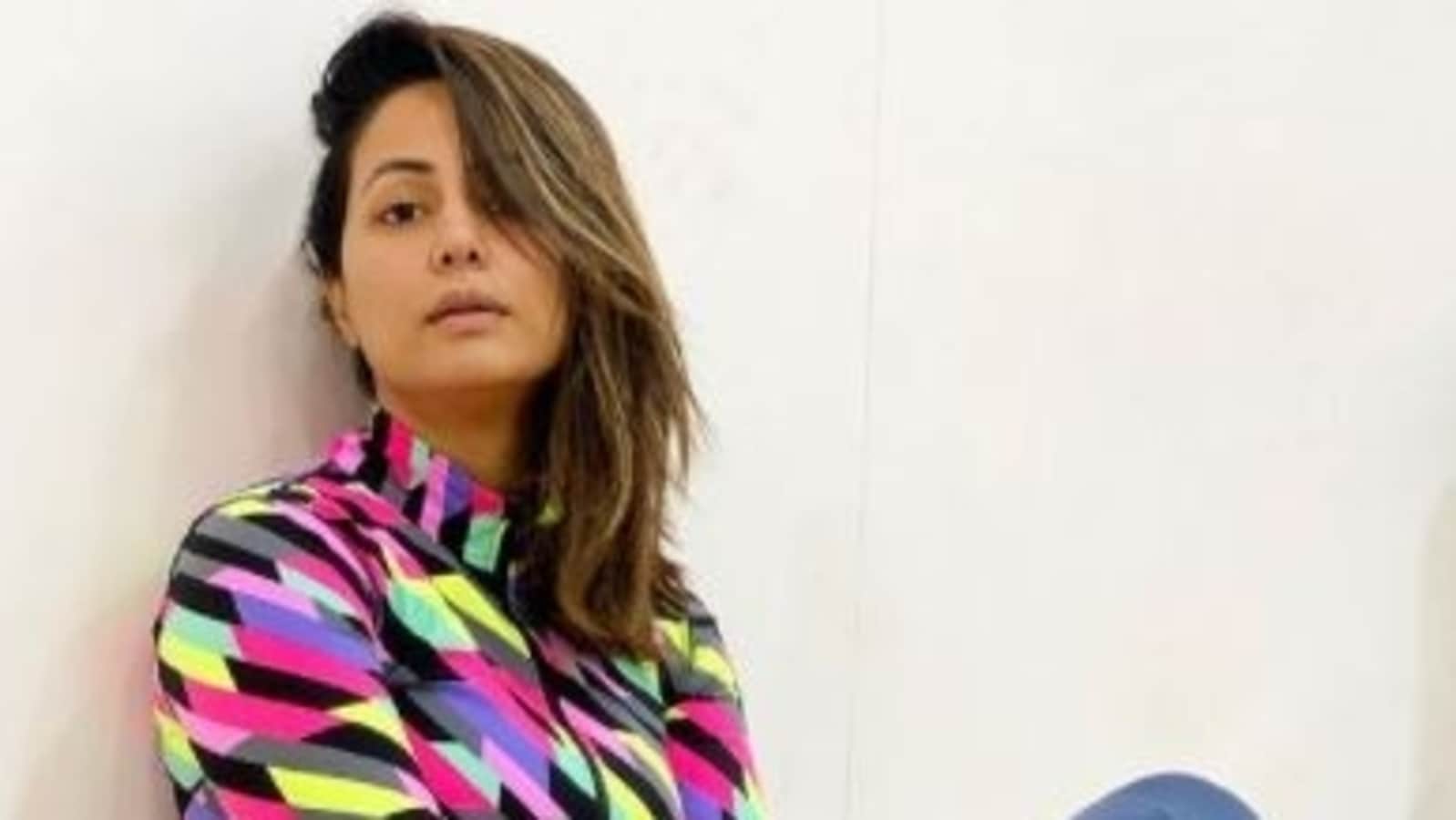 Hina Khan responds to Twitter user on why she wrote 'dad and his family