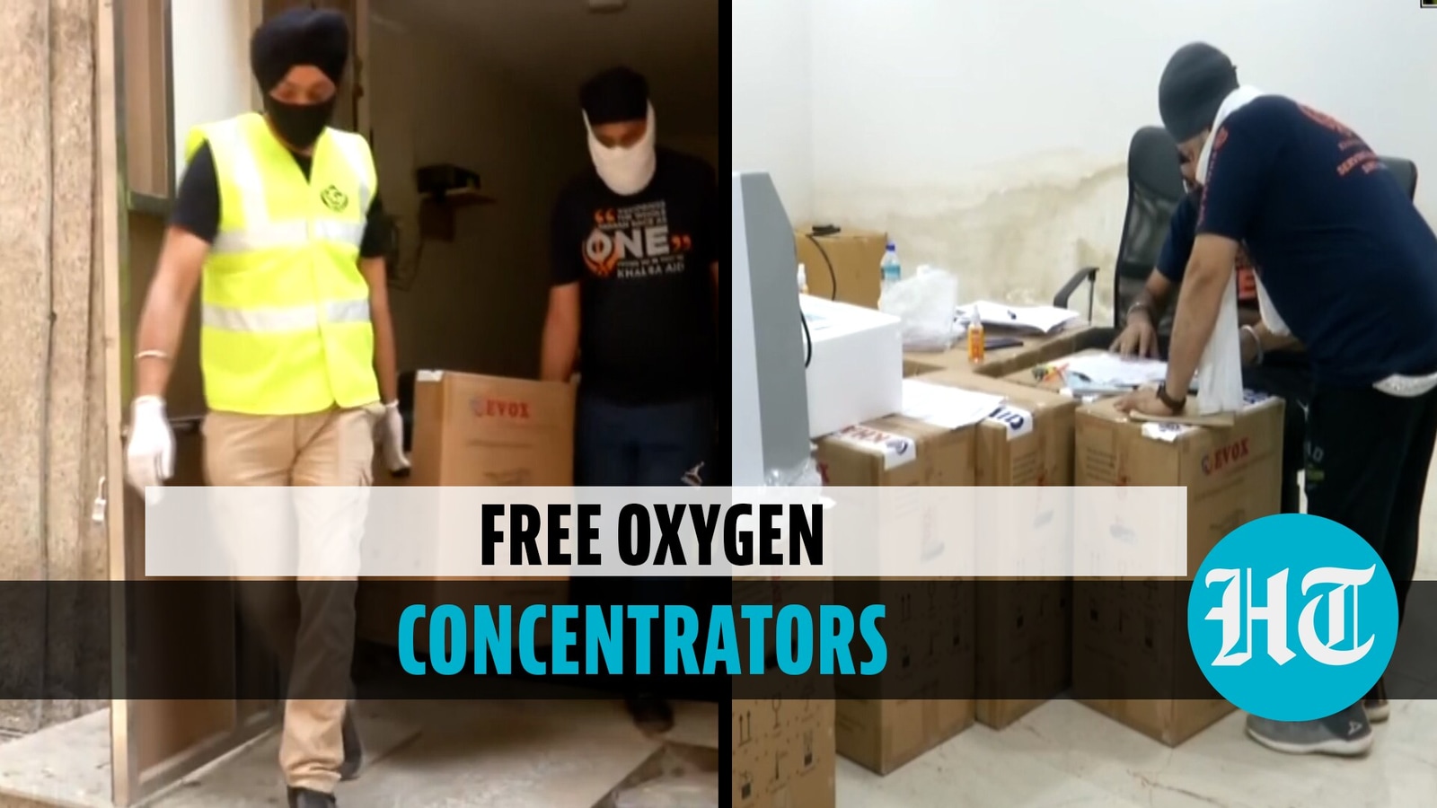 Watch Khalsa Aid provides free oxygen concentrators to Covid patients