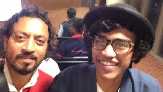 Irrfan Khan with son Babil.