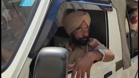 ASI Sewa Singh was part of MLA Simarjeet Singh Bains’ security cover for the past five months. (HT Photo)