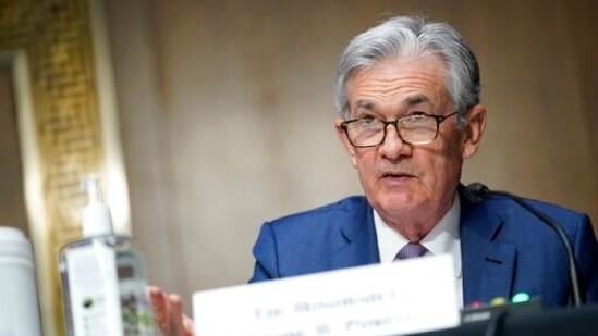 Chairman of the Federal Reserve Jerome Powell speaks during a Senate Banking Committee hearing on Capitol Hill in Washington. (AP) Chairman of the Federal Reserve Jerome Powell speaks during a Senate Banking Committee hearing on Capitol Hill in Washington. (AP)