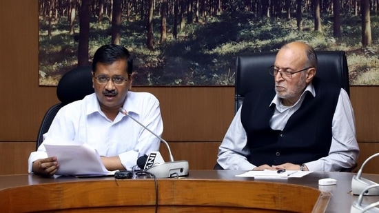 Delhi chief minister Arvind Kejriwal with Lt. Governor Anil Baijal. (HT archive) Delhi chief minister Arvind Kejriwal with Lt. Governor Anil Baijal. (HT archive)