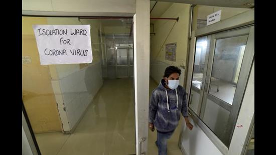 Currently, there are 126 Covid patients in the hospital, 12 of them in the ICU. (HT File Photo) Currently, there are 126 Covid patients in the hospital, 12 of them in the ICU. (HT File Photo)