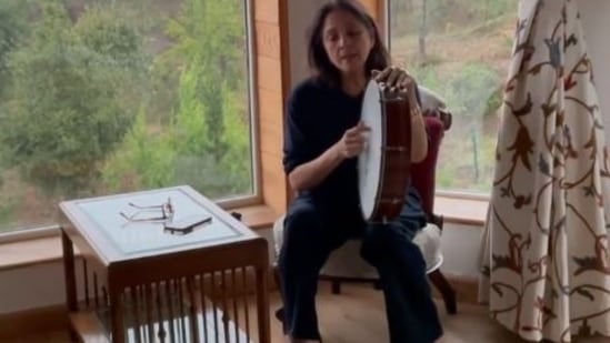 Neena Gupta is currently at her home amid the mountains in Uttarakhand's Mukteshwar.