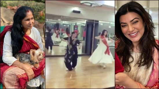 On International Dance Day, Sushmita Sen pays respect to her ‘guru’ with lovely video(Instagram/sushmitasen47/pritam_shikhare)