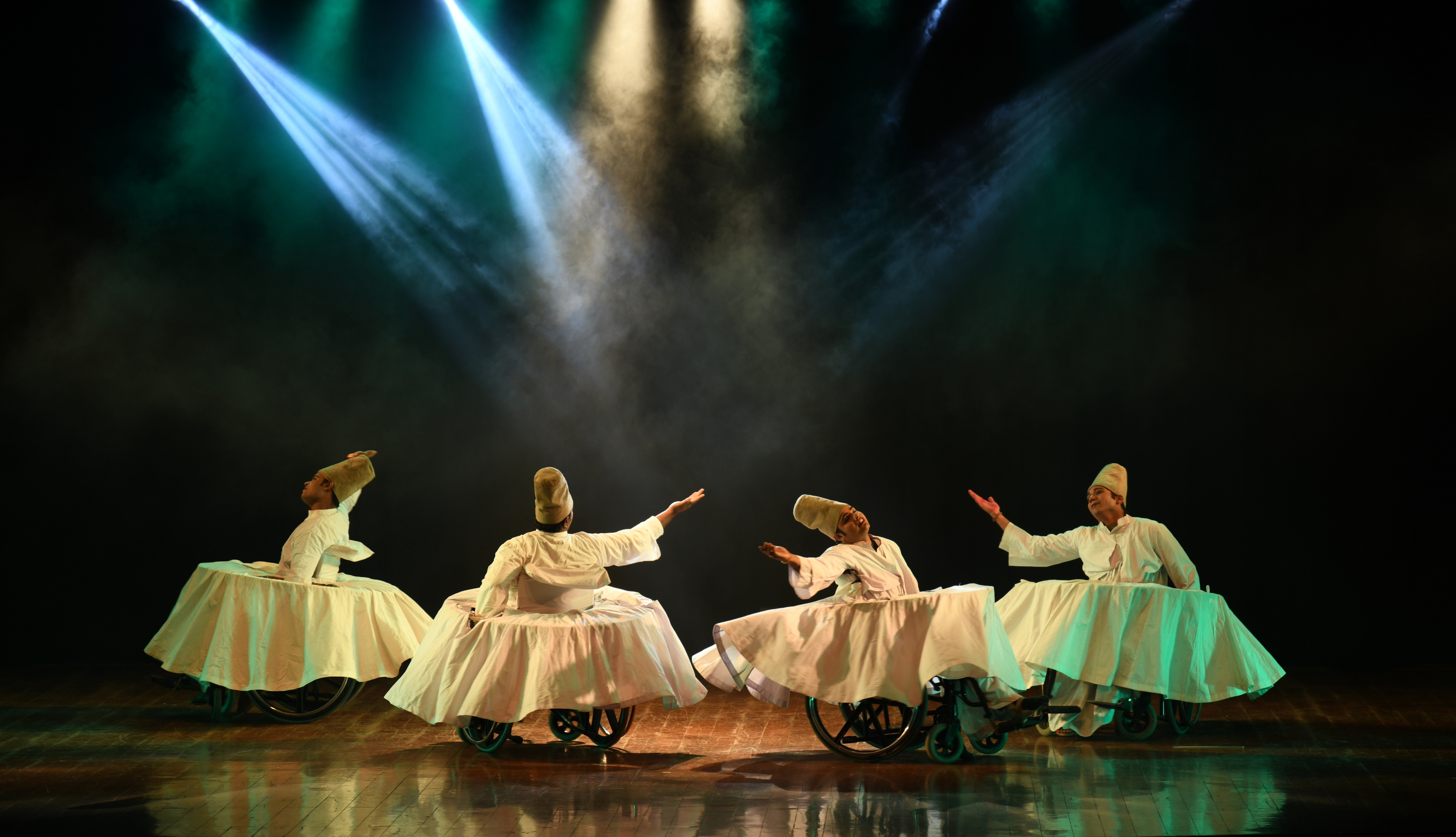 Syed Sallauddin Pasha has invented a unique wheelchair that is customised to suit the needs of the differently abled dancers. Syed Sallauddin Pasha has invented a unique wheelchair that is customised to suit the needs of the differently abled dancers.