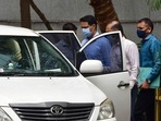 NIA produces Mumbai Crime branch officer Sunil Mane for his alleged role in Antilia bomb scare and Mansukh Hiran murder case to a sessions court in Mumbai on April 23. (File photo) NIA produces Mumbai Crime branch officer Sunil Mane for his alleged role in Antilia bomb scare and Mansukh Hiran murder case to a sessions court in Mumbai on April 23. (File photo)