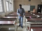 Haryana educational institutes to remain shut till May-end(Sunil Ghosh/HT Photo) Haryana educational institutes to remain shut till May-end(Sunil Ghosh/HT Photo)