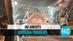 IAF C-17 aircraft ferries cryogenic oxygen tankers from Thailand's Bangkok